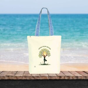 grow from within Ethnic totebag